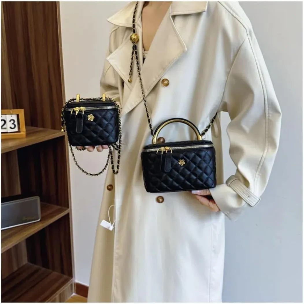 Quilted Leather Crossbody bags for Women