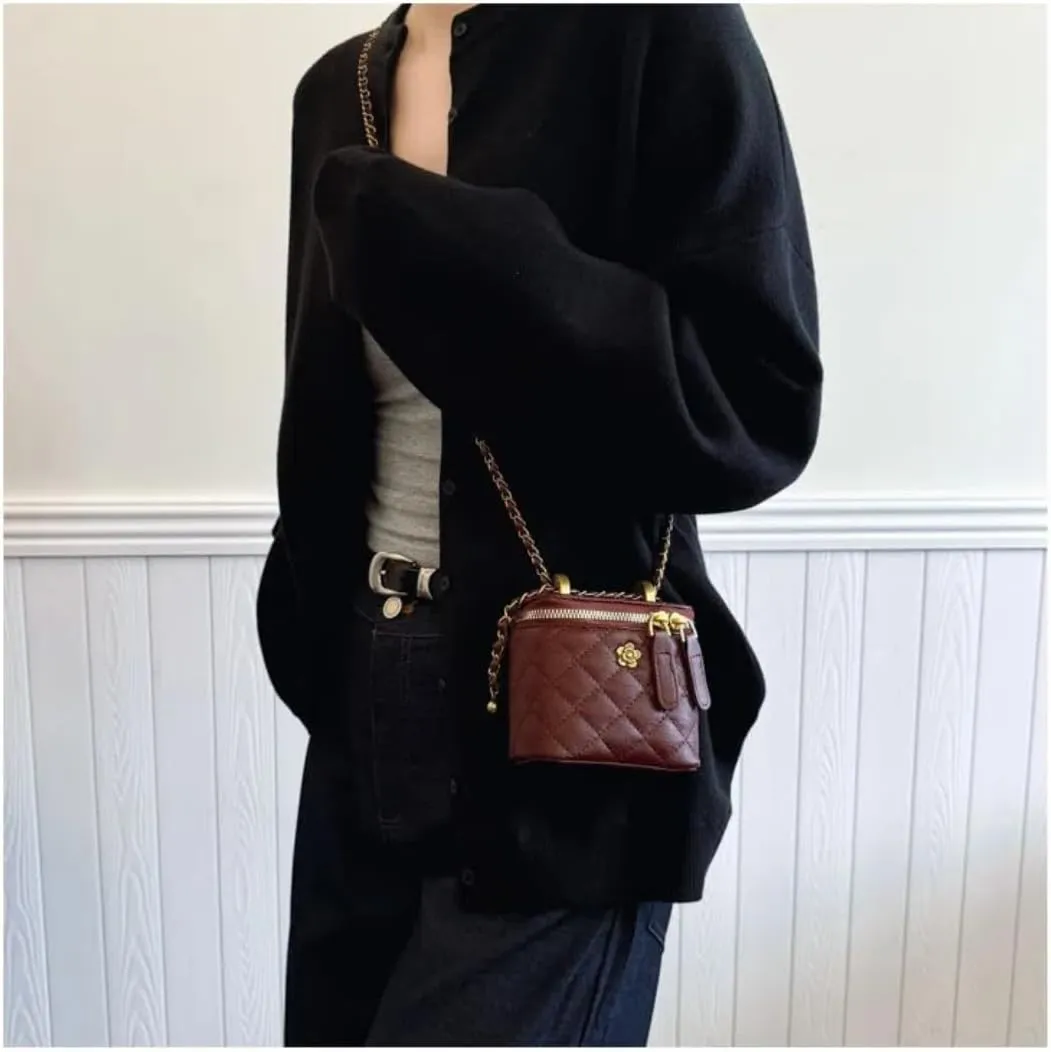 Quilted Leather Crossbody bags for Women