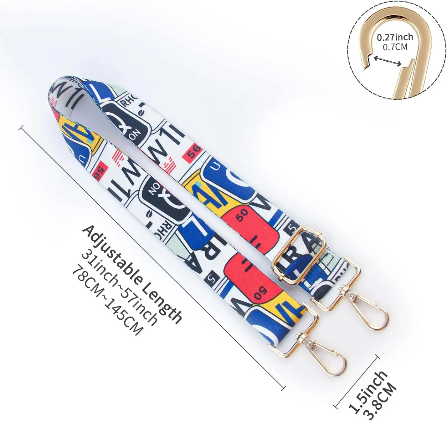 Replacement Purse Strap,Wide Adjustable Crossbody Straps for Handbags