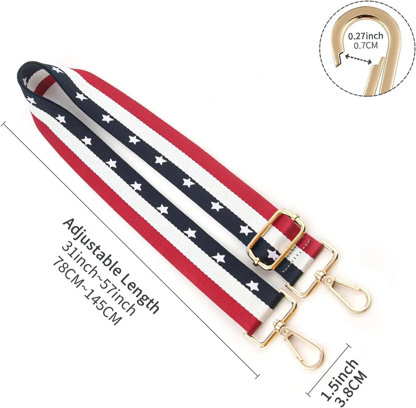 Replacement Purse Strap,Wide Adjustable Crossbody Straps for Handbags