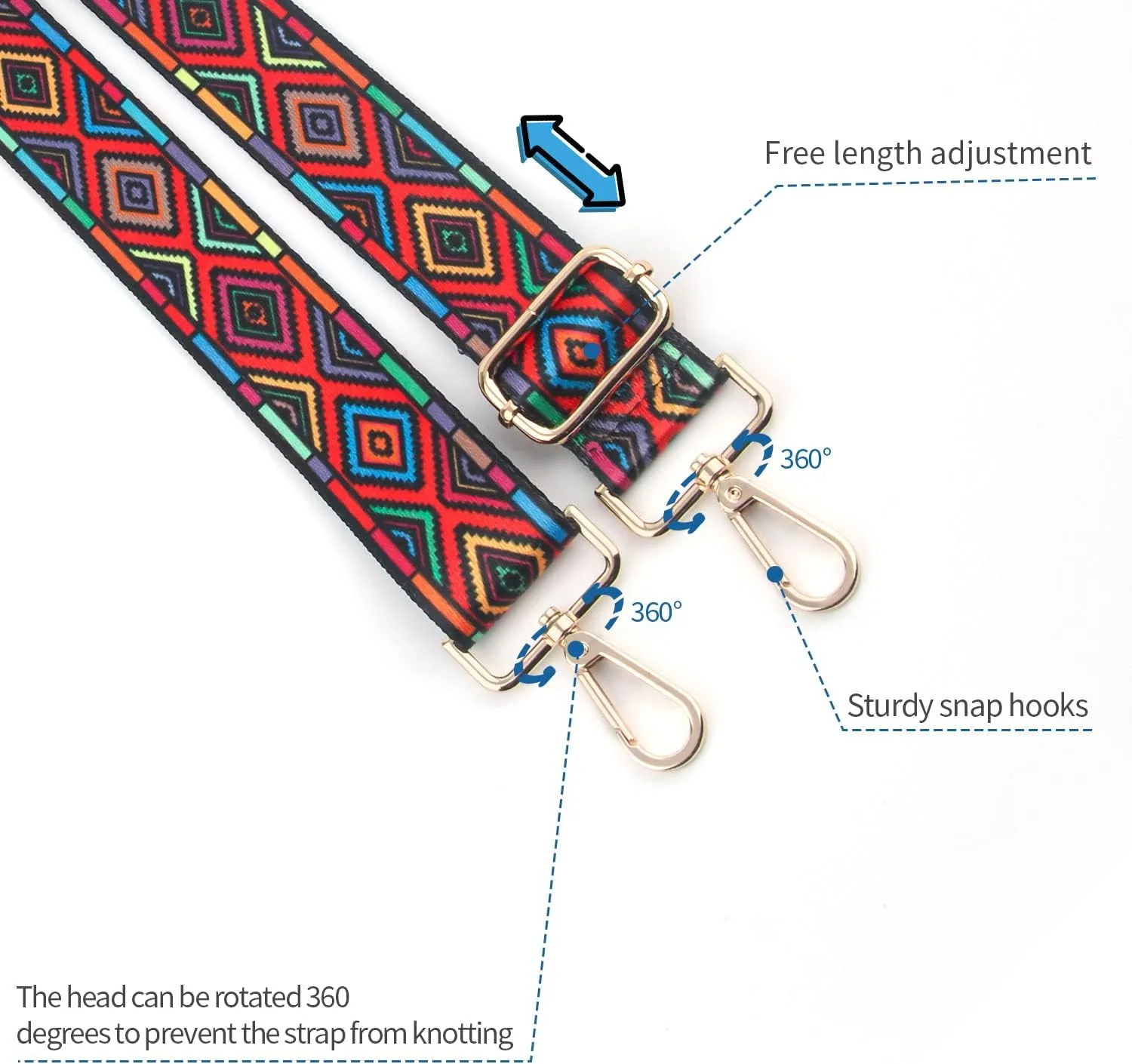 Replacement Purse Strap,Wide Adjustable Crossbody Straps for Handbags