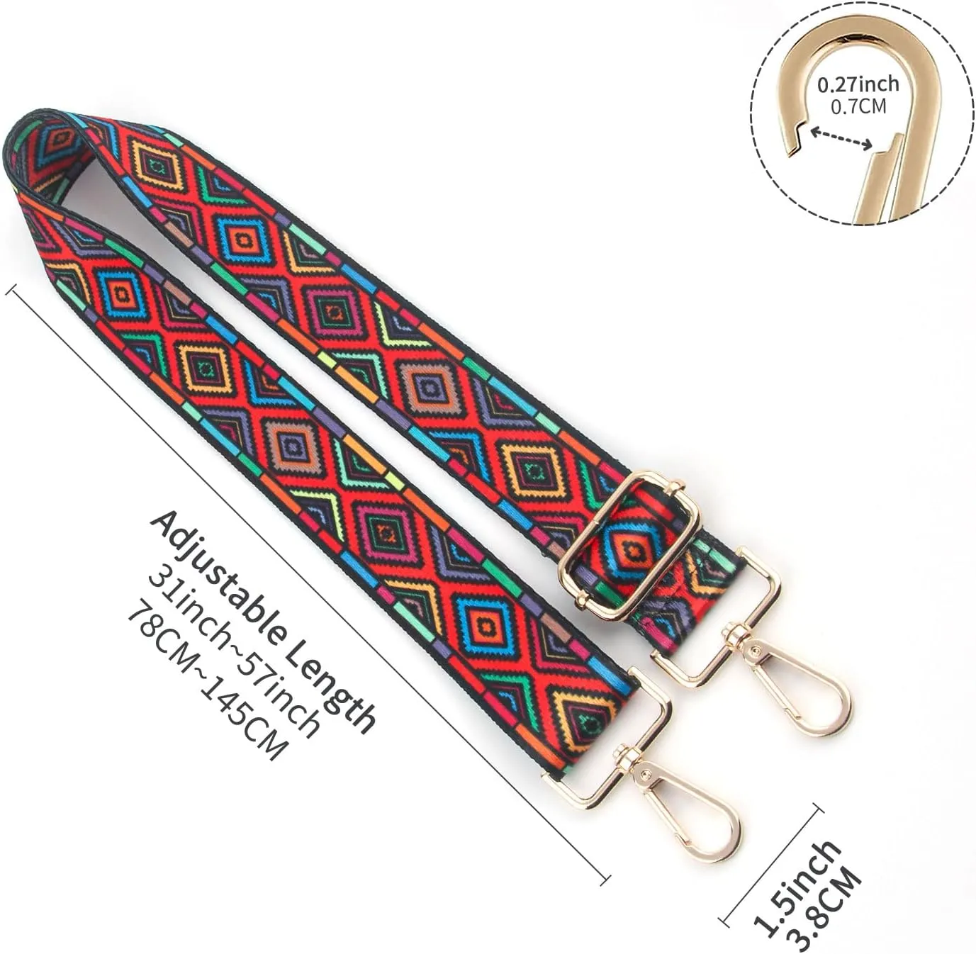 Replacement Purse Strap,Wide Adjustable Crossbody Straps for Handbags