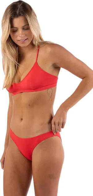 Rip Curl Women's Athletic Criss Cross Surf Bikini Top with Adjustable Straps-Bathing Suit for Beach & Pool