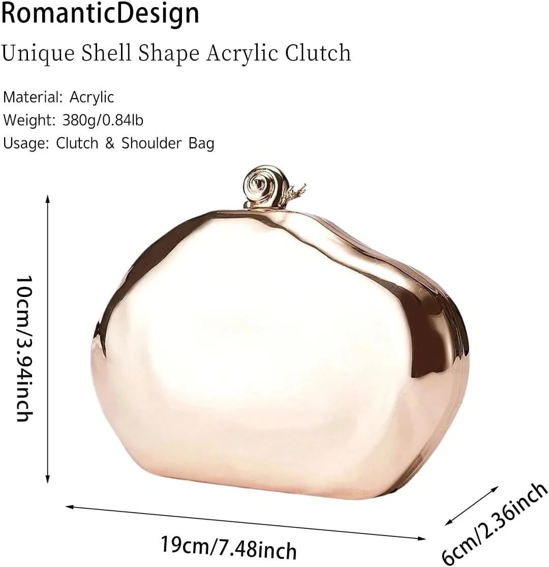 RomanticDesign Women Acrylic Box Clutch Purse Sparkly Silver Embossed Evening Handbag for Party Banquet Cocktail