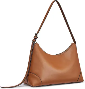 S-ZONE Genuine Leather Purses for Women Shoulder Bag Hobo Bags Handbags Adjustable Strap