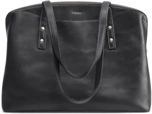 S-ZONE Leather Tote Bag for Women Large Capacity Work Shoulder Handbags Purses