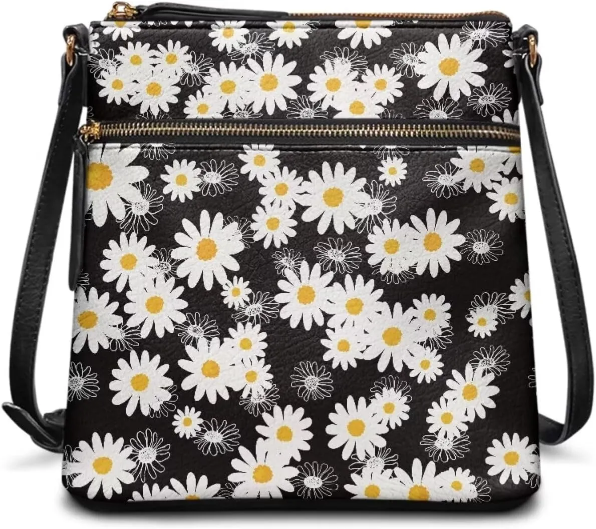 Sepetwhos Crossbody Bags Purses for Women Shoulder Handbags Crossover Stylish Trendy Pocketbook with Top Zipper Closure