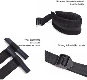 Sex Straps Swing, Sex Furniture for Bedroom with Adjustable Spreader Straps, The Door Swing for Adults Sex Straps for Adult Sex Sling Heavy Duty Frequent Flyer Door Mount Swing Sweater Yoga TJX-C0