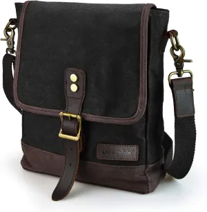 SHANGRI-LA Messenger Bag for Men and Women Canvas Purse Crossbody Shoulder Bag Casual Sling Pack
