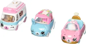 Shopkins Cutie Car S3 3 Pack-Asst 1 Childrens Toy