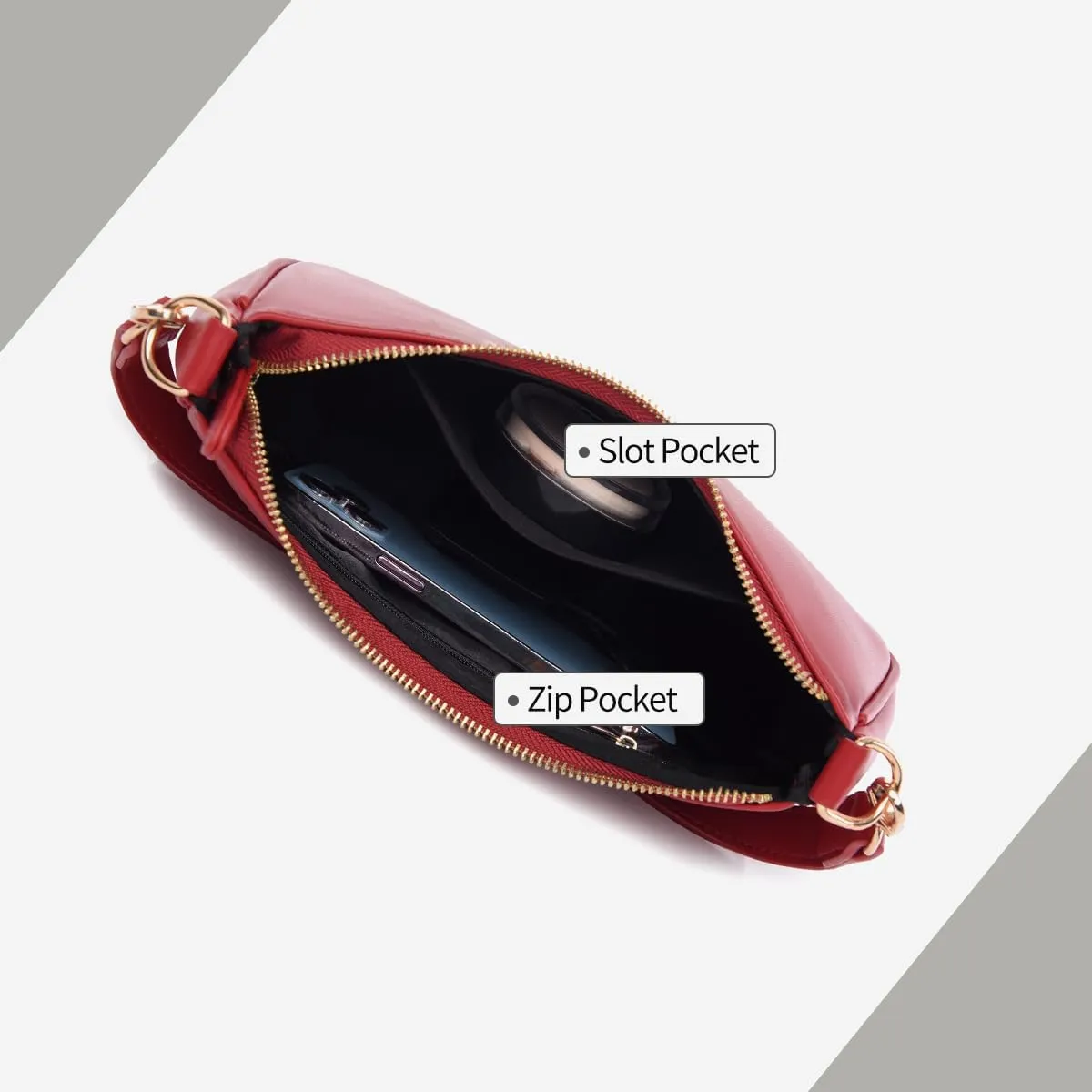 Shoulder Bag for women Crossbody Bags Retro Classic Small Hobo Purse Clutch Tote Handbags with Zipper Closure