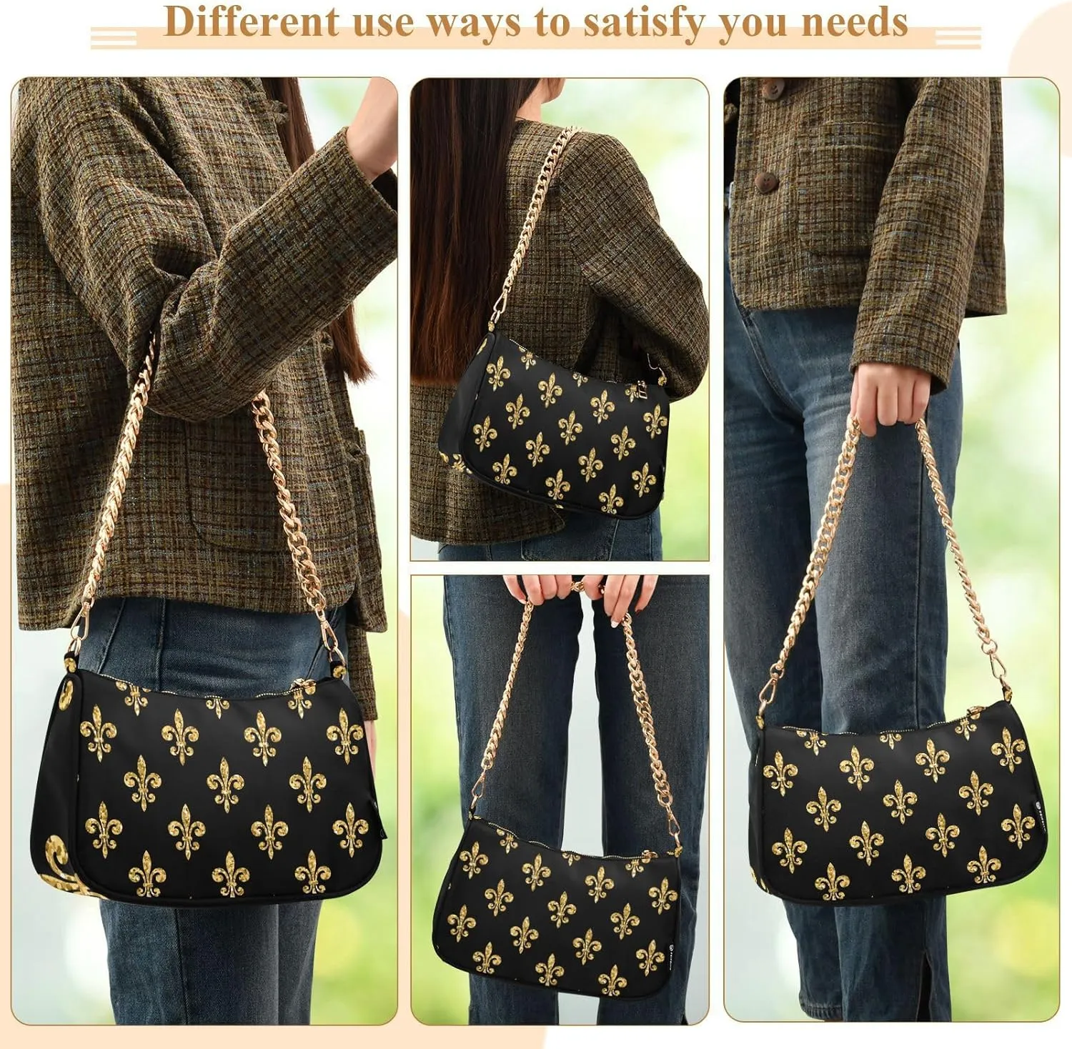 Shoulder Bag Women Clutch Handbag Date Chain Bag Holiday Birthday Valentine Gift