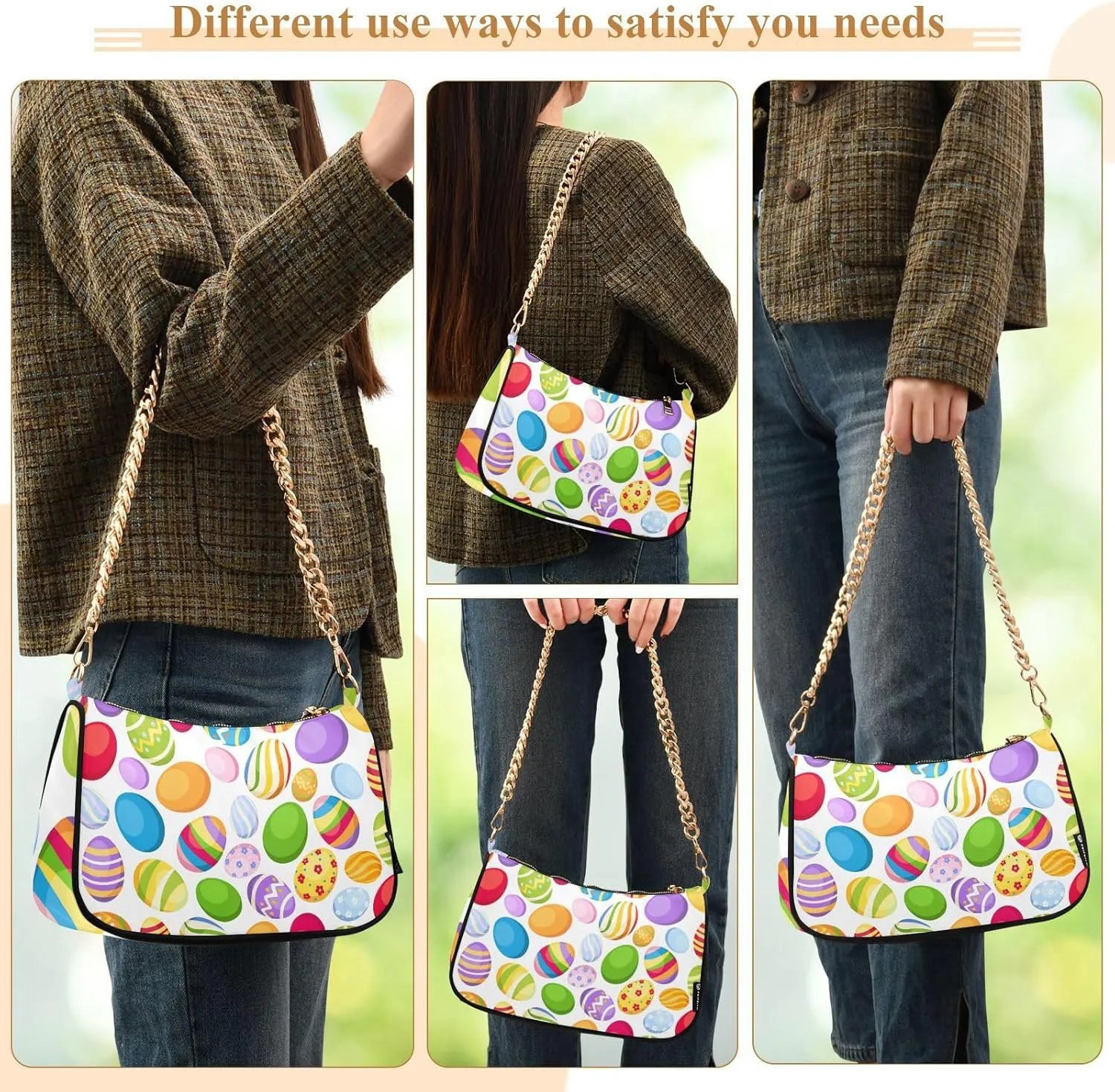 Shoulder Bag Women Clutch Handbag Date Chain Bag Holiday Birthday Valentine Gift