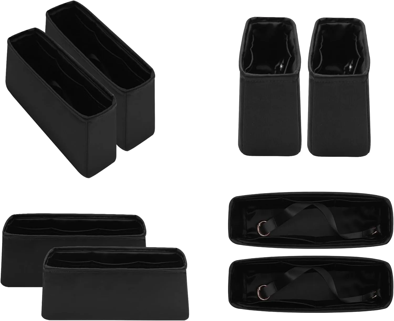 Silky Insert for Coco Handle, Sliky Purse Organizer Inserts Fit for Chanel Medium Flap Bag with Top Handle(Custom)