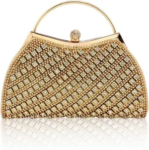 Simcat Evening Bags Clutch Purses for Women Rhinestone Sparkly Clutch for Cocktail Party Wedding