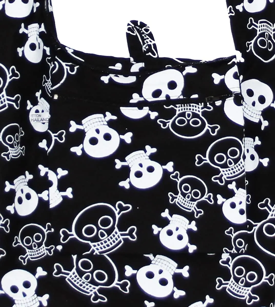 Skull Bohemian Boho Hobo Hippie Gothic Crossbody Bag Purse 33" Black