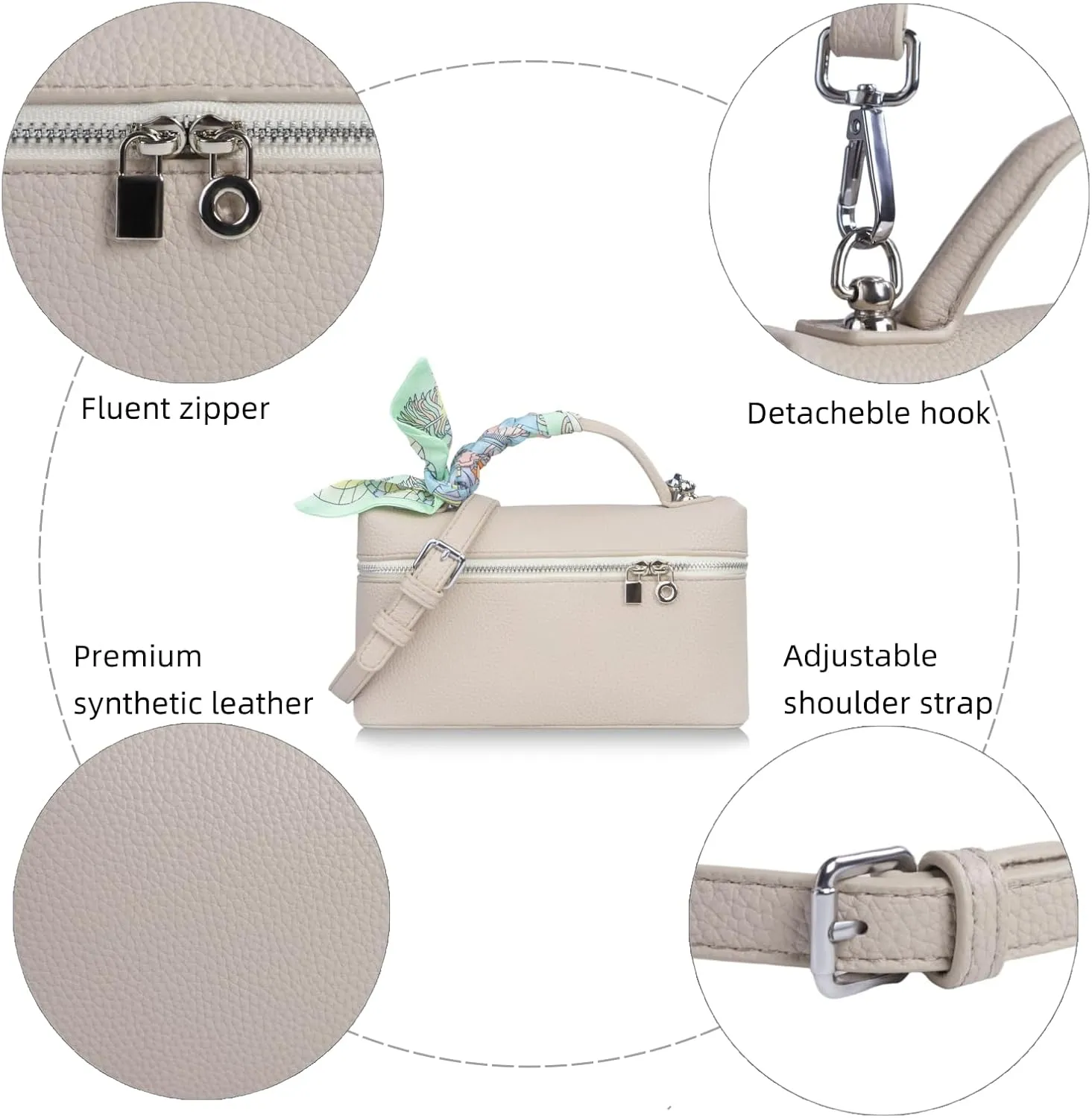 Small Crossbody Bag for Women L19 Pouch Cute Top-Handle Purse Handbag Fashion Designer Top Handle Bag