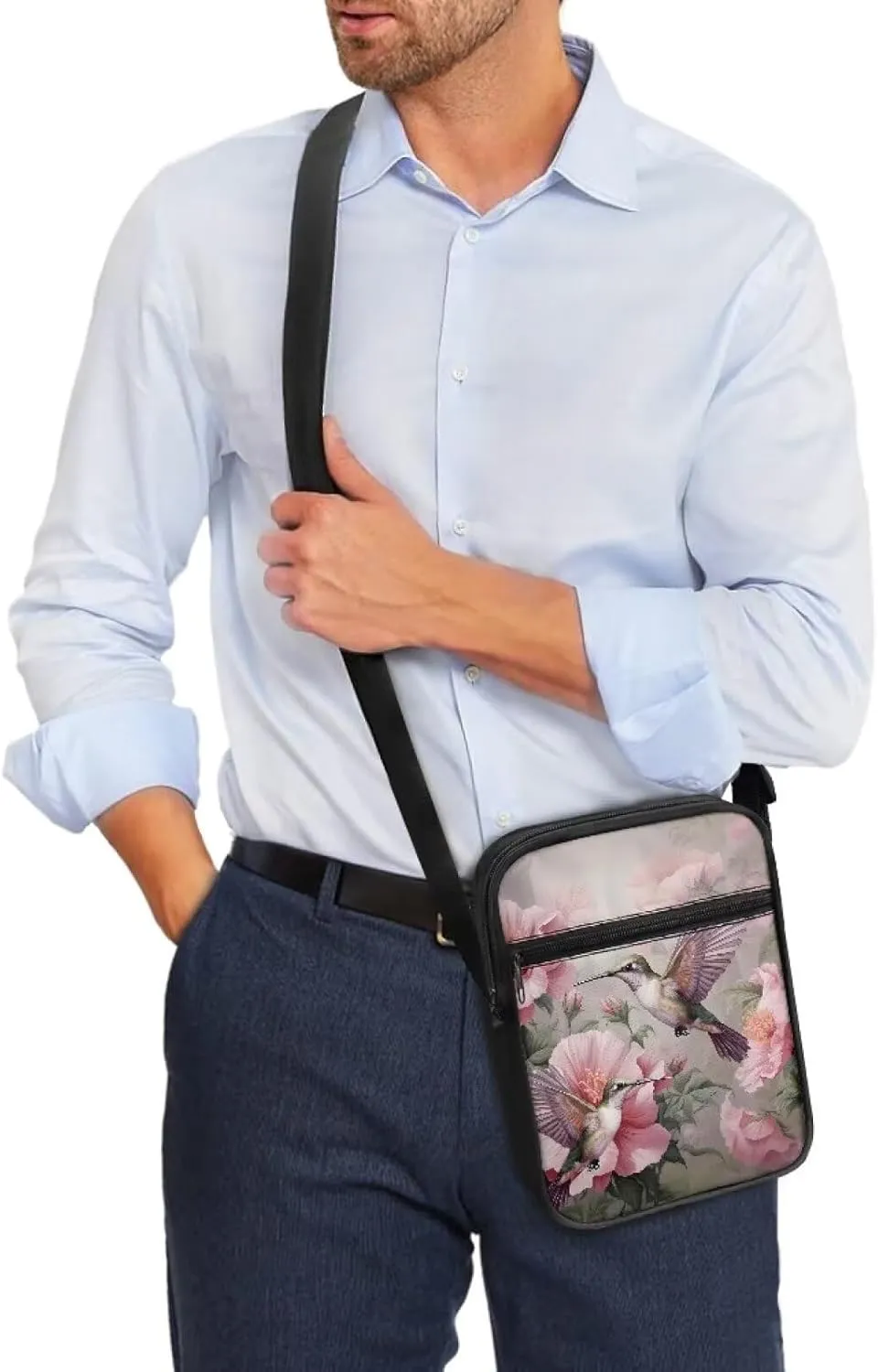 Small Messenger Bag for Men Women Wallet Purse Cell Phone Purse Shoulder Bag for Phone Passport