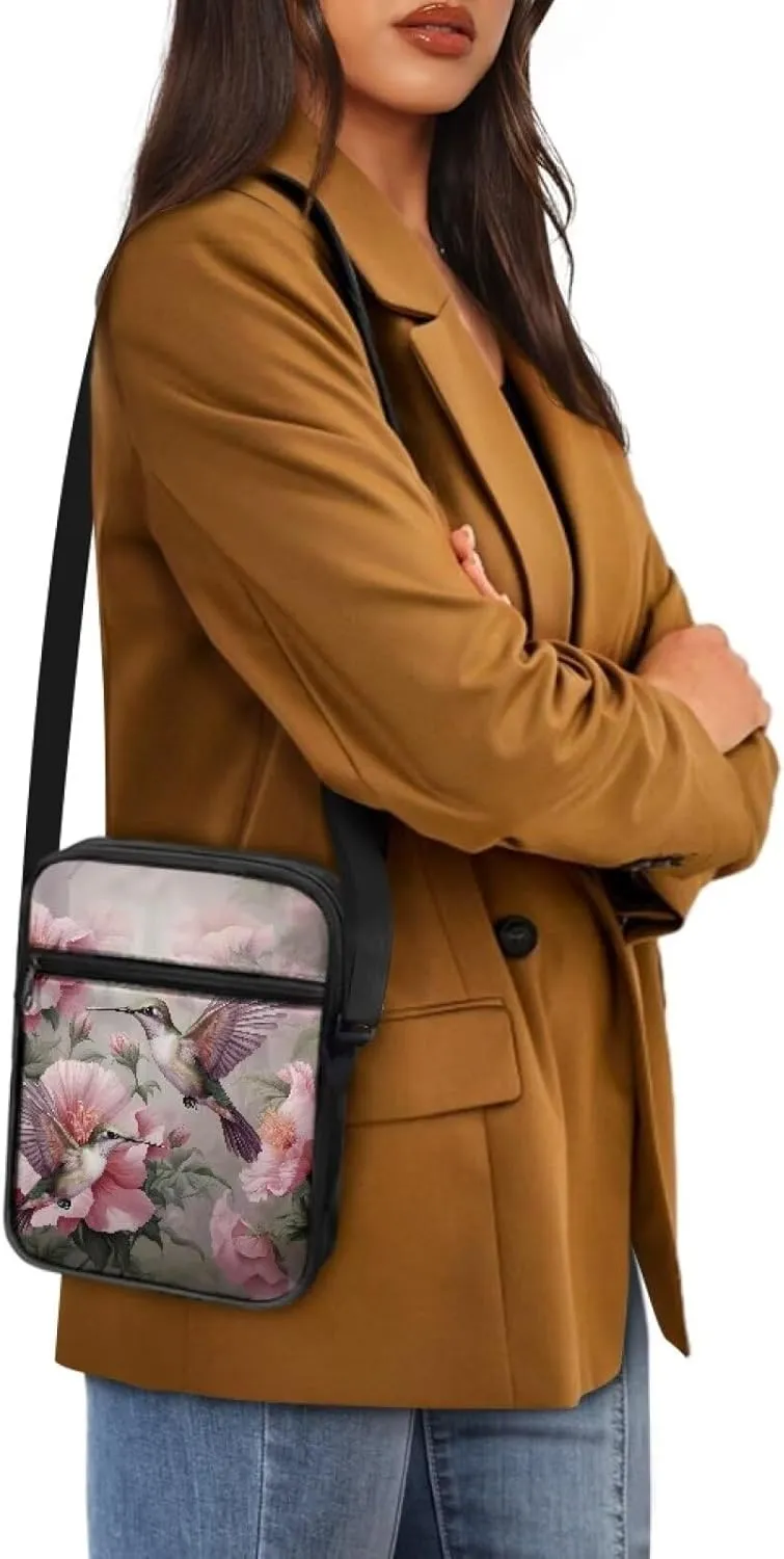 Small Messenger Bag for Men Women Wallet Purse Cell Phone Purse Shoulder Bag for Phone Passport