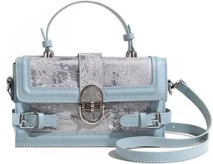 Small Shoulder Bag for Women Trendy Crossbody Square Bag Satchel Handbag Clutch Purse with Adjustable Strap