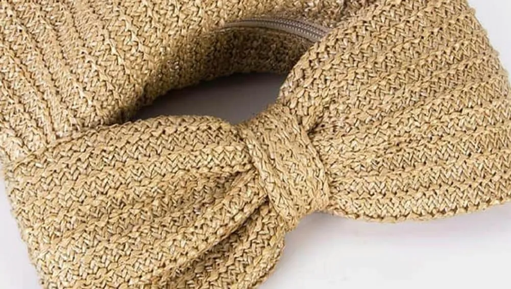 Straw Handbags for Women Straw Clutch Summer Bag Beach Bag Casual Straw Purses 2024