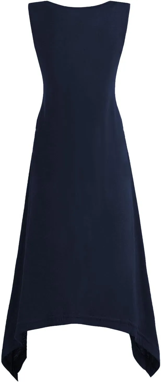 Summer Beach Dresses for Women 2024 Trendy Sleeveless Flowy Long Maxi Tank Dress Casual Loose Sundresses