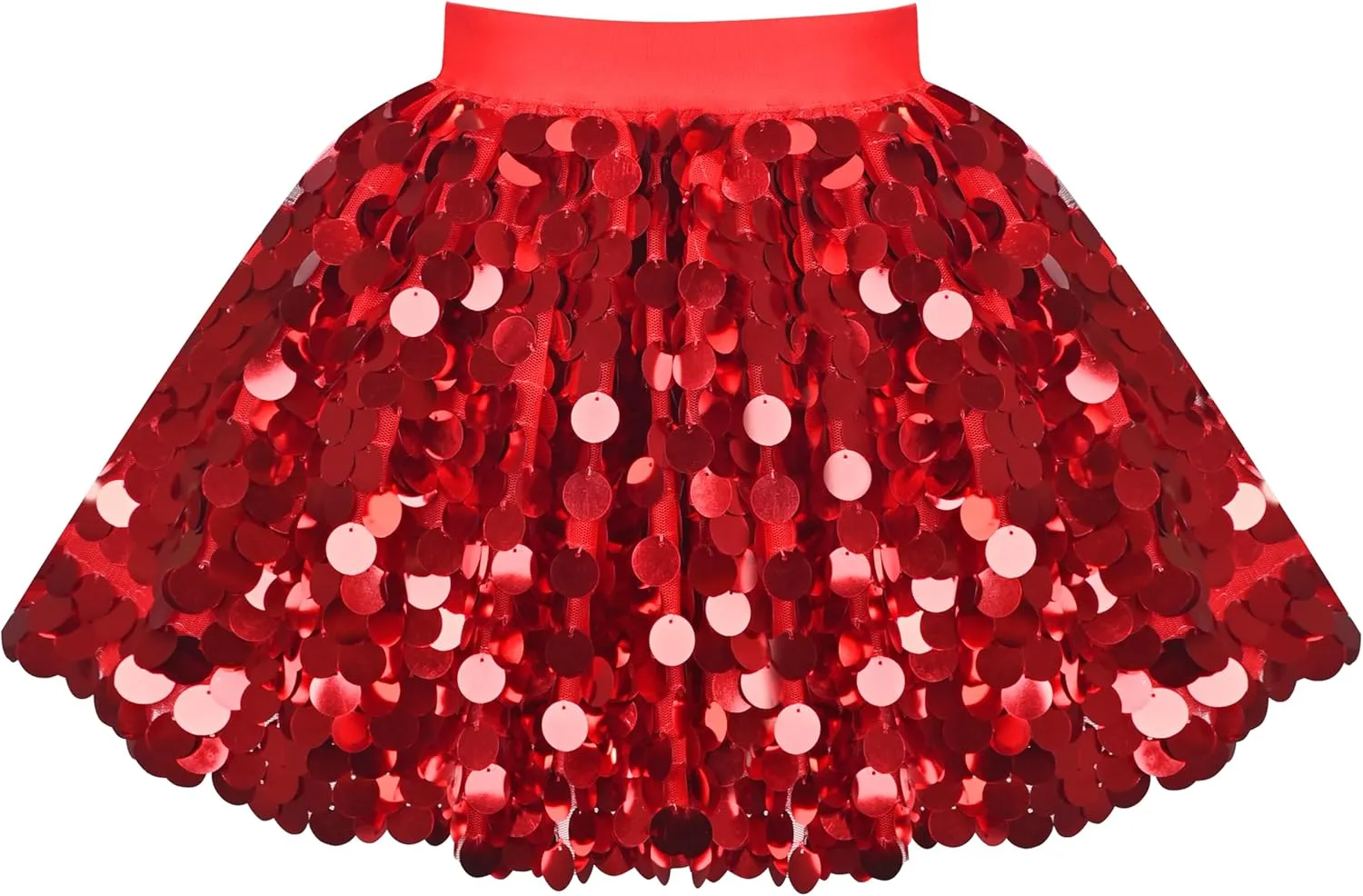 Sunny Fashion Girls Skirt Purple Mermaid Sparkly Sequin Tutu Party Ballet Dance