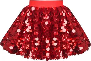 Sunny Fashion Girls Skirt Purple Mermaid Sparkly Sequin Tutu Party Ballet Dance
