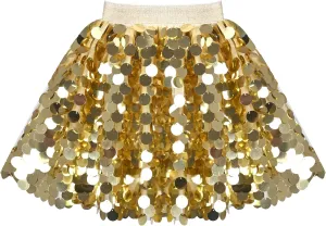 Sunny Fashion Girls Skirt Purple Mermaid Sparkly Sequin Tutu Party Ballet Dance