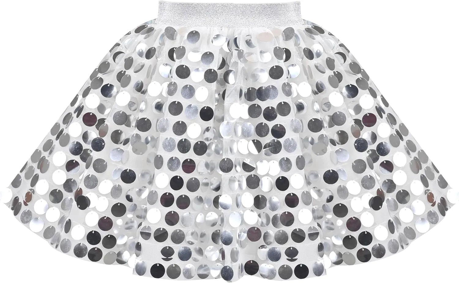 Sunny Fashion Girls Skirt Purple Mermaid Sparkly Sequin Tutu Party Ballet Dance