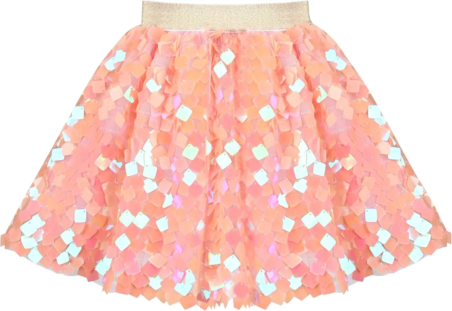 Sunny Fashion Girls Skirt Purple Mermaid Sparkly Sequin Tutu Party Ballet Dance