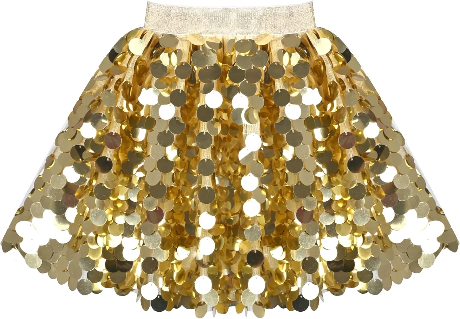 Sunny Fashion Girls Skirt Purple Mermaid Sparkly Sequin Tutu Party Ballet Dance