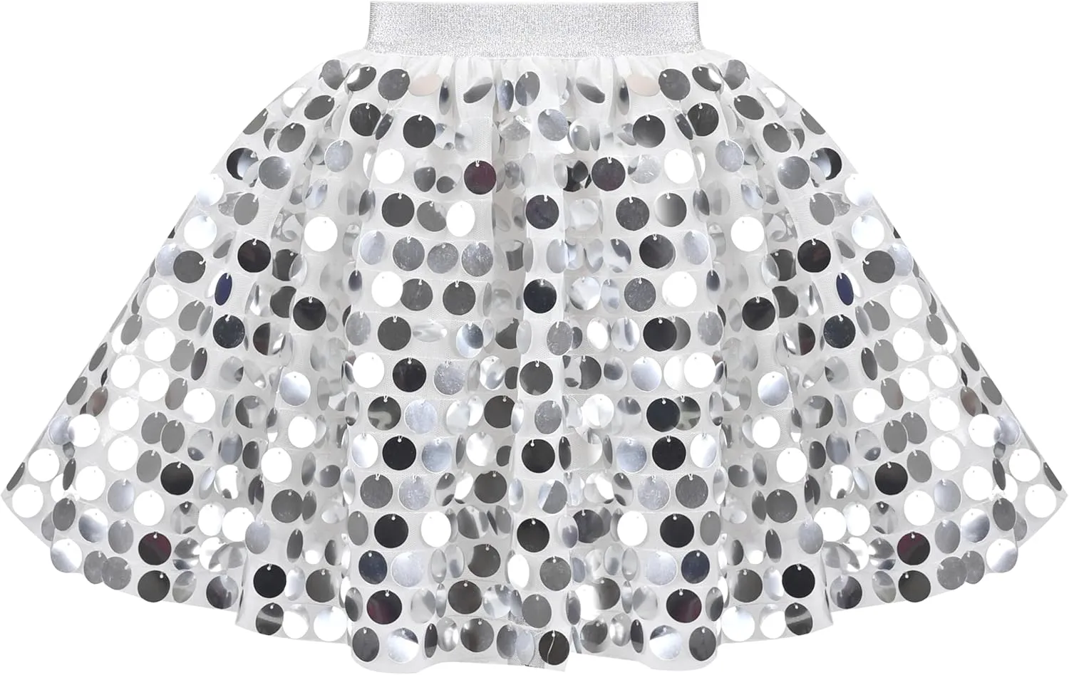 Sunny Fashion Girls Skirt Purple Mermaid Sparkly Sequin Tutu Party Ballet Dance