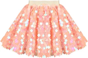 Sunny Fashion Girls Skirt Purple Mermaid Sparkly Sequin Tutu Party Ballet Dance