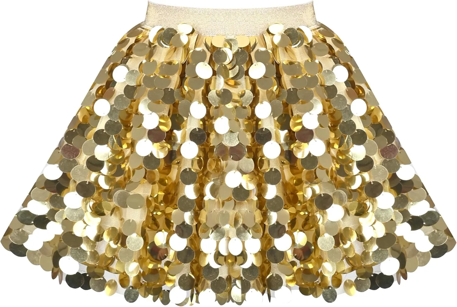 Sunny Fashion Girls Skirt Purple Mermaid Sparkly Sequin Tutu Party Ballet Dance