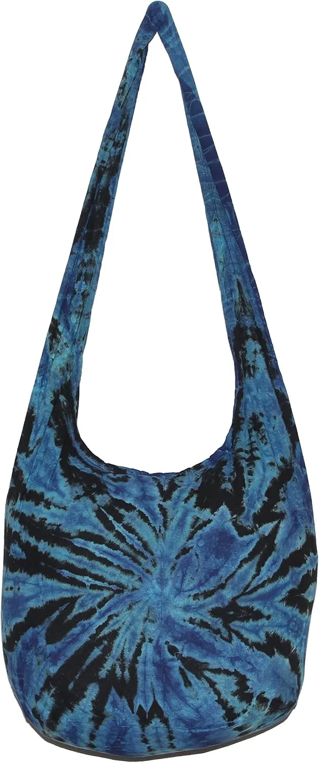 TIE DYE Bohemian Hipster Hobo Boho Hippie Crossbody Bag Purse Twist 39"