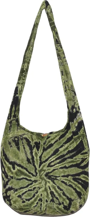 TIE DYE Bohemian Hipster Hobo Boho Hippie Crossbody Bag Purse Twist 39"