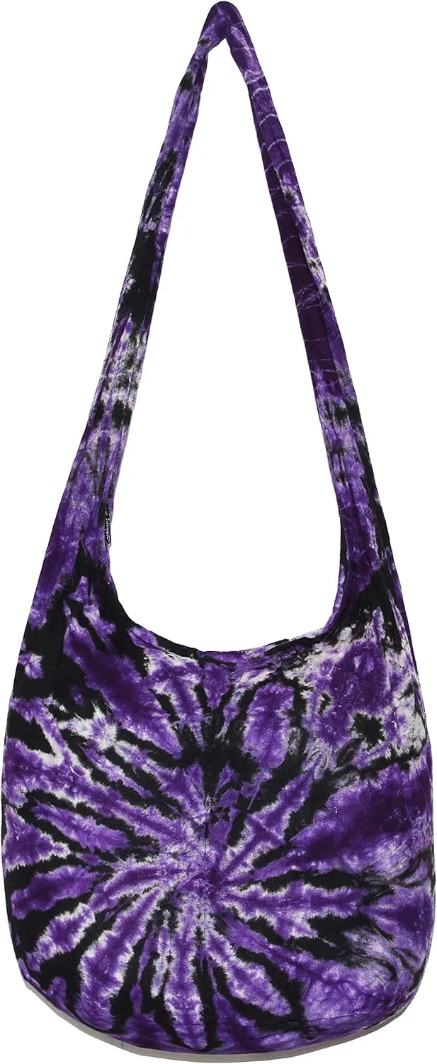 TIE DYE Bohemian Hipster Hobo Boho Hippie Crossbody Bag Purse Twist 39"