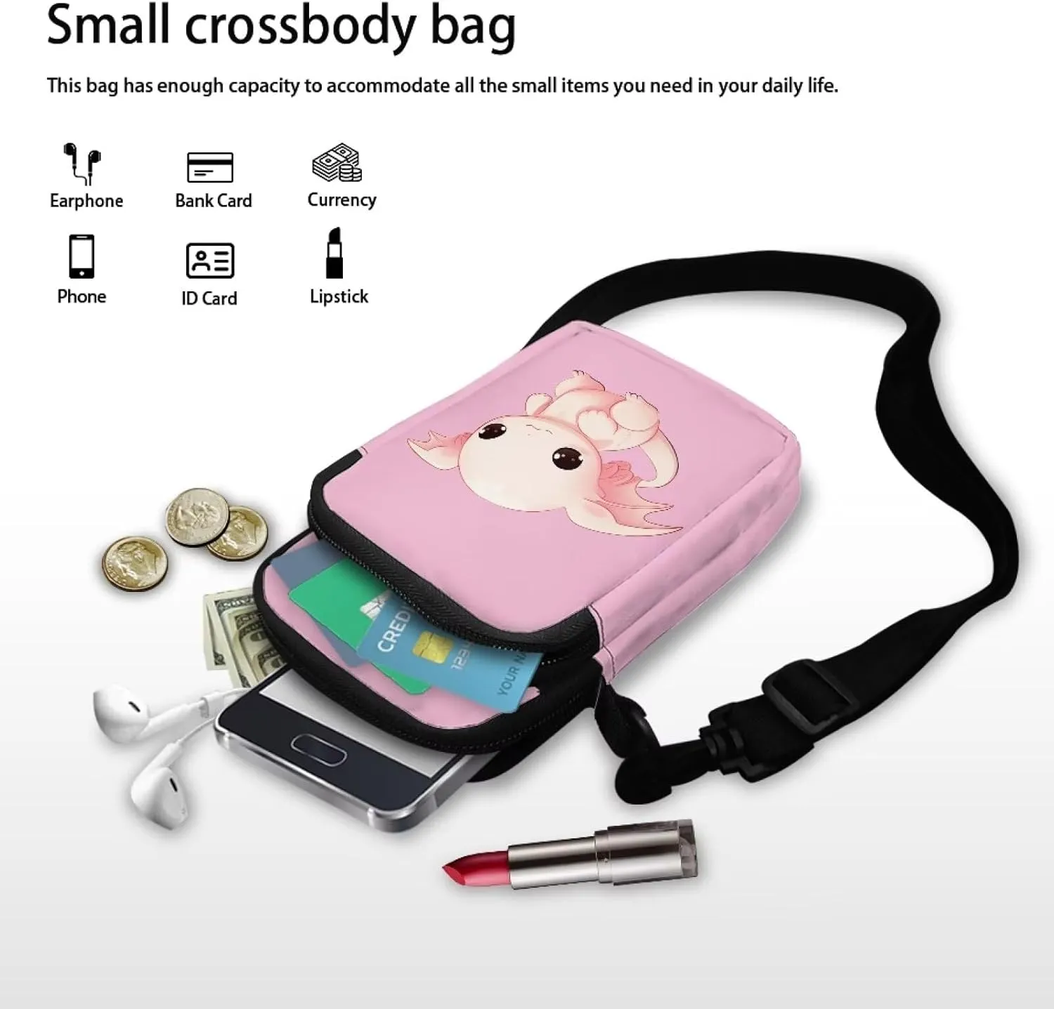 Toddler Crossbody Bag Kids Messenger Bag Over Shoulder Purse