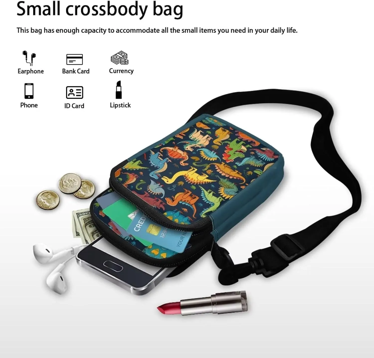 Toddler Crossbody Bag Kids Messenger Bag Over Shoulder Purse