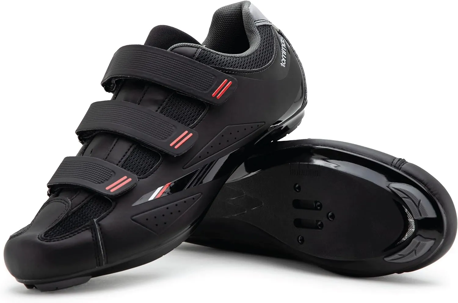 Tommaso Strada Mens SPD & Peloton Shoes—2 in 1 Cycling Shoes—Install Your Own Delta or SPD Cleats for Road Bikes, Indoor Cycles or Most Mens Bicycles—Explore Bike Accessories