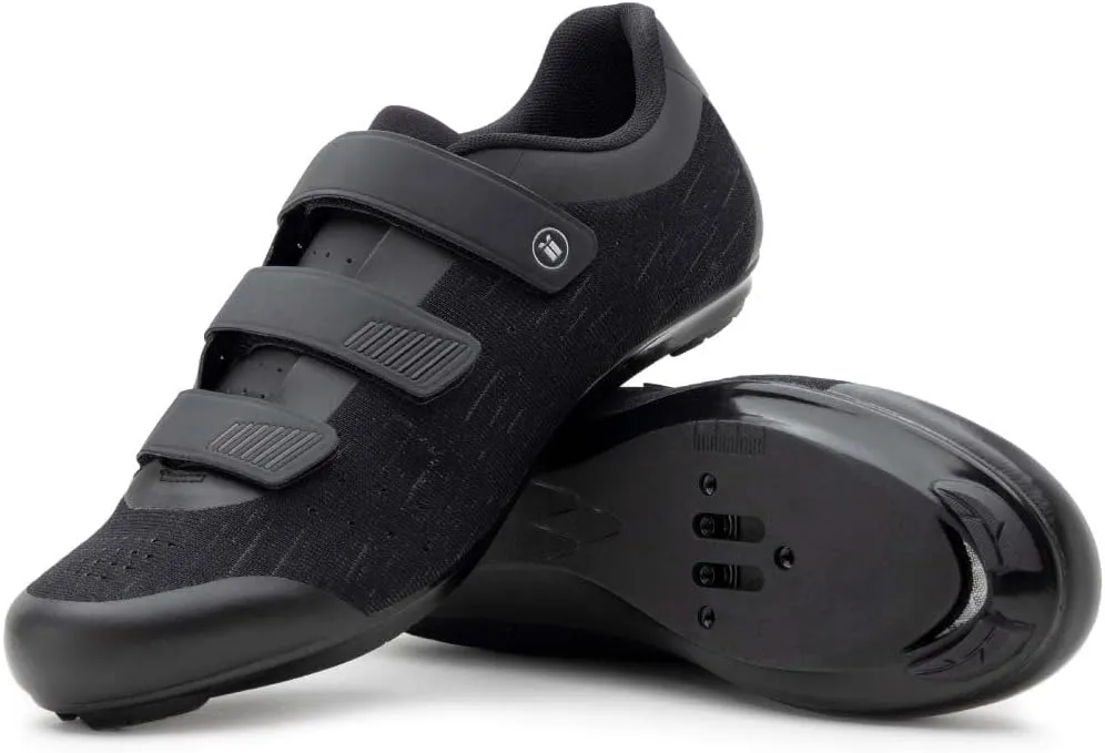 Tommaso Strada Mens SPD & Peloton Shoes—2 in 1 Cycling Shoes—Install Your Own Delta or SPD Cleats for Road Bikes, Indoor Cycles or Most Mens Bicycles—Explore Bike Accessories
