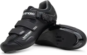 Tommaso Strada Mens SPD & Peloton Shoes—2 in 1 Cycling Shoes—Install Your Own Delta or SPD Cleats for Road Bikes, Indoor Cycles or Most Mens Bicycles—Explore Bike Accessories