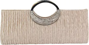 TOPCHANCES Women Satin Evening Bags Bridal Clutch Purse Handbag for Wedding Party Formal Dressy