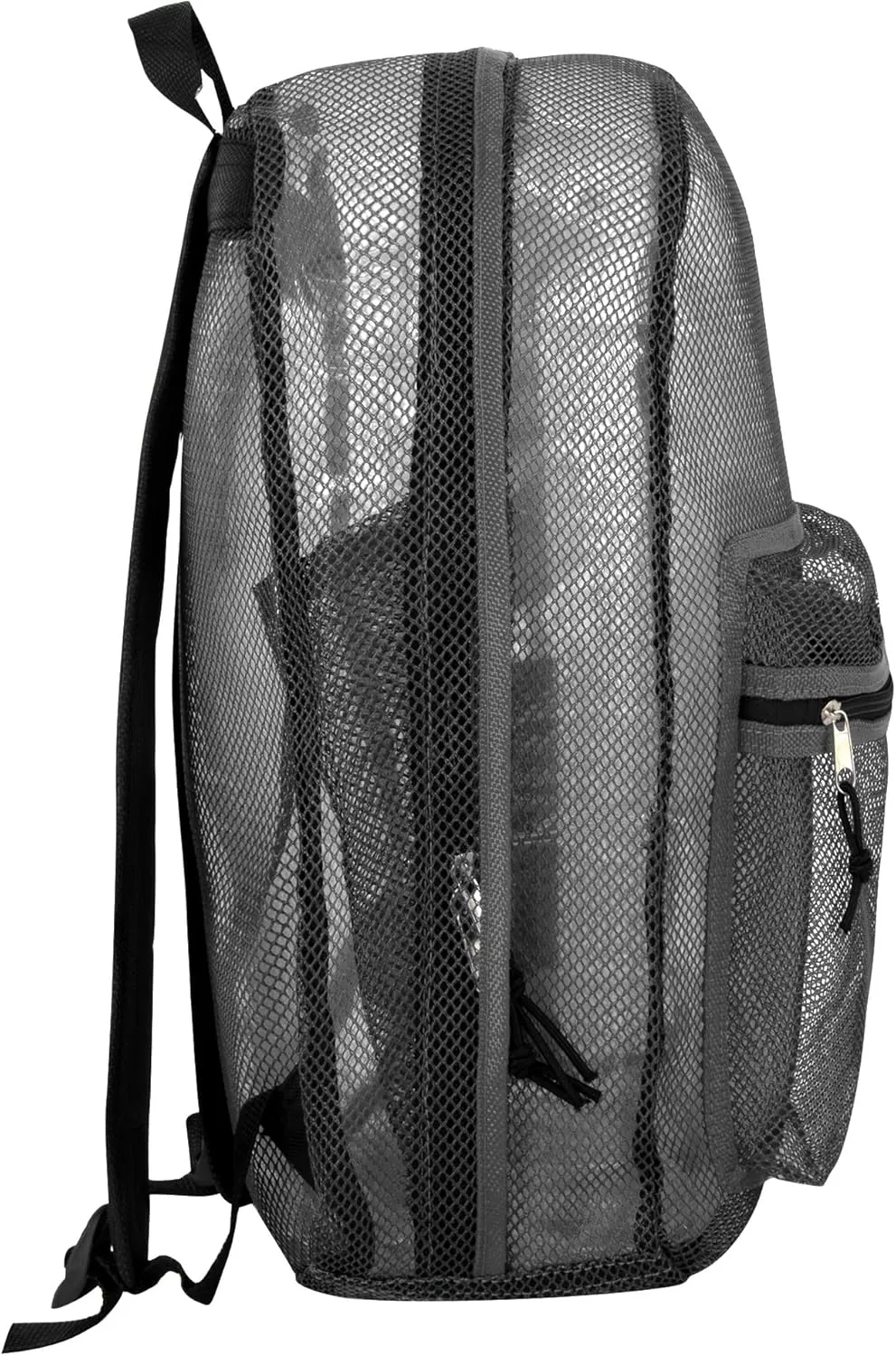 Transparent Mesh Backpacks for School Kids, Beach, Travel - Mesh See Through Backpack with Padded Straps Large