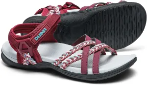 UBFEN Womens Hiking Sandals Sport Sandals Straps with Adjustable Hooks Arch Support Beach Vacation Casual Camping