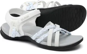 UBFEN Womens Hiking Sandals Sport Sandals Straps with Adjustable Hooks Arch Support Beach Vacation Casual Camping