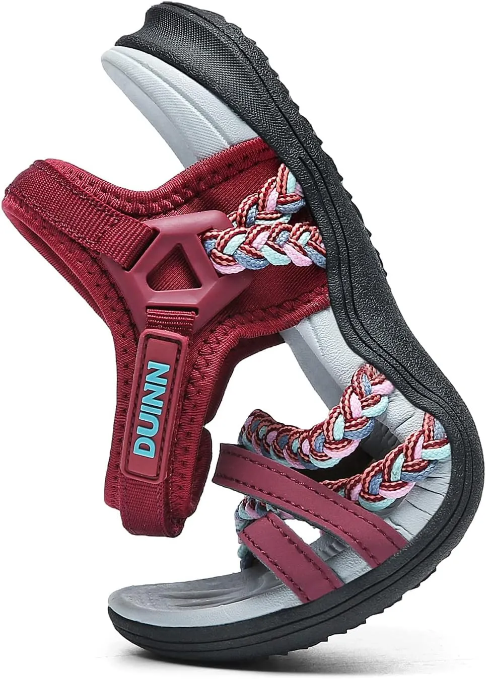 UBFEN Womens Hiking Sandals Sport Sandals Straps with Adjustable Hooks Arch Support Beach Vacation Casual Camping