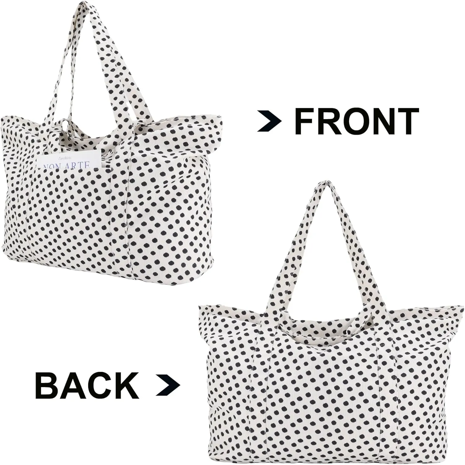 UERRUAM Huge Weekender Bag for Women Extra Large Corduroy Tote for 5 Nights Clothe,Overnight Travel,Road Trip,Beach,Grocery