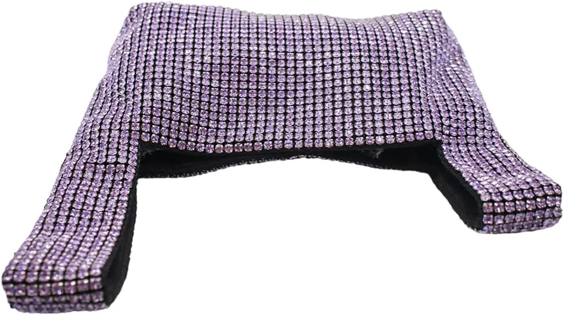 UMREN Rhinestones Clutch Purse for Women - Sparkly Rhinestones Pouch Evening Handbag Crystal Clutch Diamond Crossbody Bag